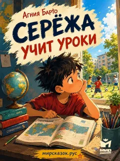 Сережа учит уроки, стихи Барто А.