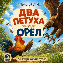 Два петуха и орёл — аудиобасня Льва Толстого