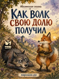 Как волк свою долю получил, Абазинская сказка