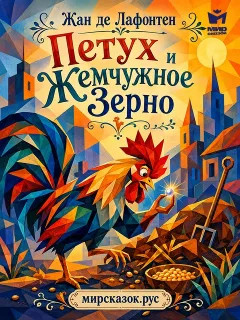 Петух и Жемчужное Зерно - басня Лафонтена