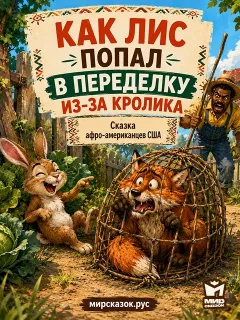 Как лис попал в переделку из-за кролика, Американская народная сказка