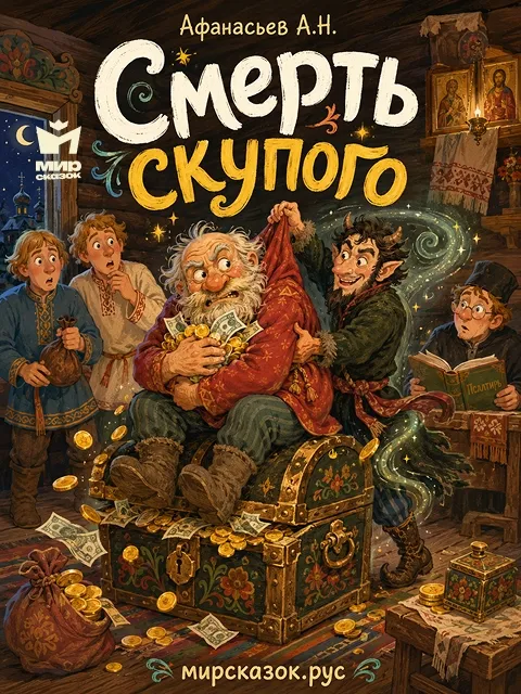 Смерть скупого - сказка Афанасьева А.Н. Смерть скупого - сказка Афанасьева А.Н.