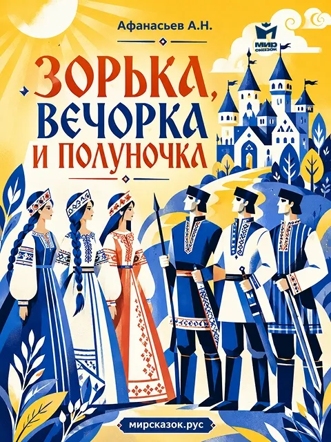 Зорька, Вечорка и Полуночка - сказка Афанасьева А.Н. Зорька, Вечорка и Полуночка - сказка Афанасьева А.Н.
