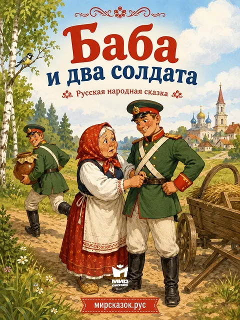 Баба и два солдата, Русская народная сказка Баба и два солдата, Русская народная сказка