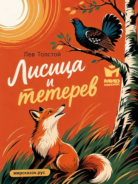 Лисица и тетерев - басня Льва Толстого Лисица и тетерев - басня Льва Толстого