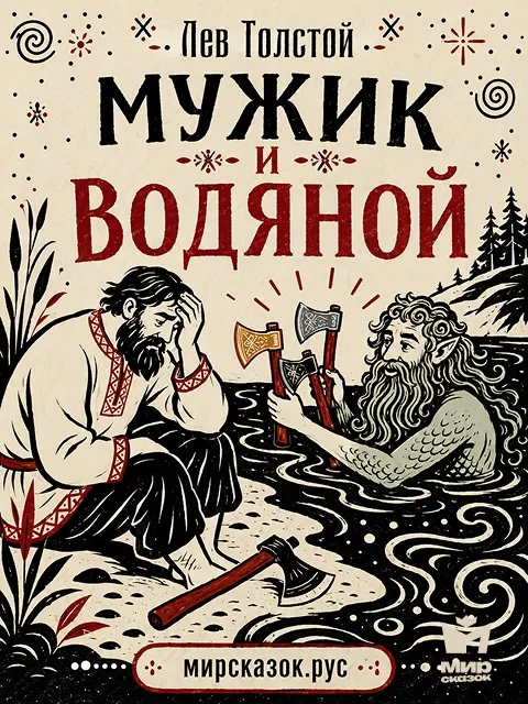 Мужик и водяной - басня Льва Толстого Мужик и водяной - басня Льва Толстого