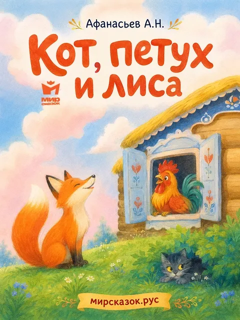 Кот, петух и лиса - сказка Афанасьева А.Н. Кот, петух и лиса - сказка Афанасьева А.Н.