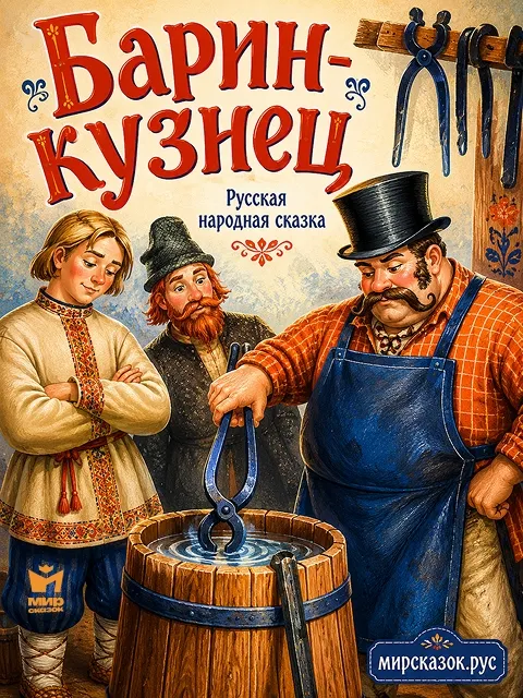 Барин-кузнец, Русская народная сказка Барин-кузнец, Русская народная сказка