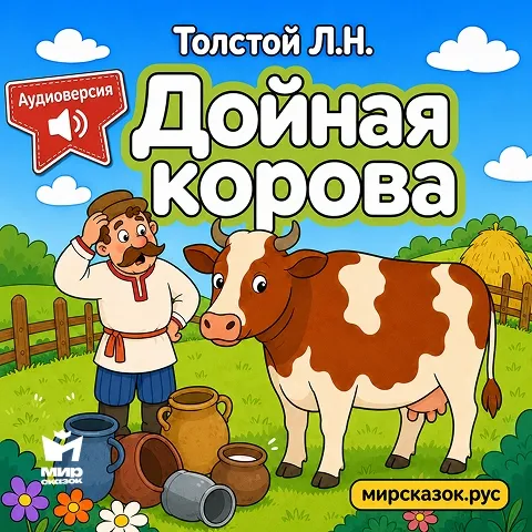 Дойная корова - аудиобасня Льва Толстого