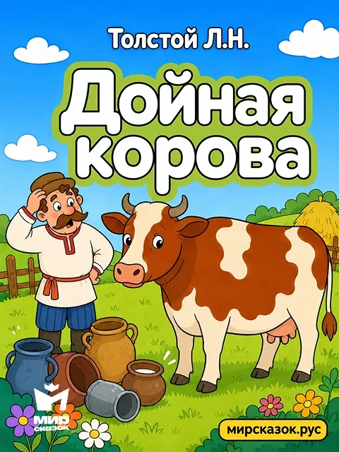 Дойная корова - басня Льва Толстого