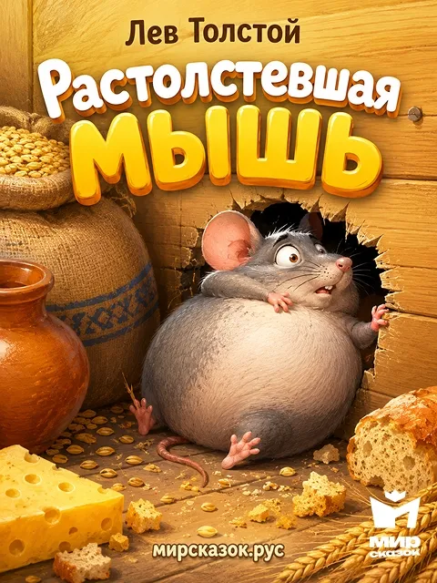 Растолстевшая мышь - басня Льва Толстого Растолстевшая мышь - басня Льва Толстого