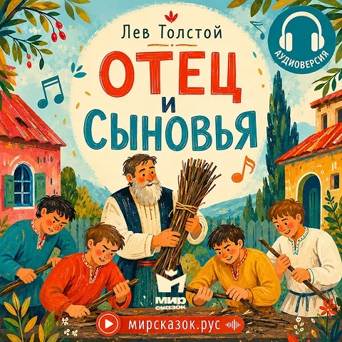 Отец и сыновья - аудиобасня Льва Толстого