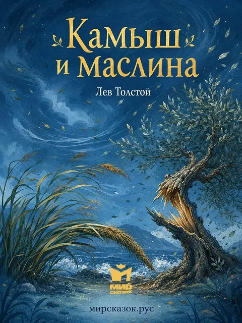 Камыш и маслина - басня Льва Толстого Камыш и маслина - басня Льва Толстого