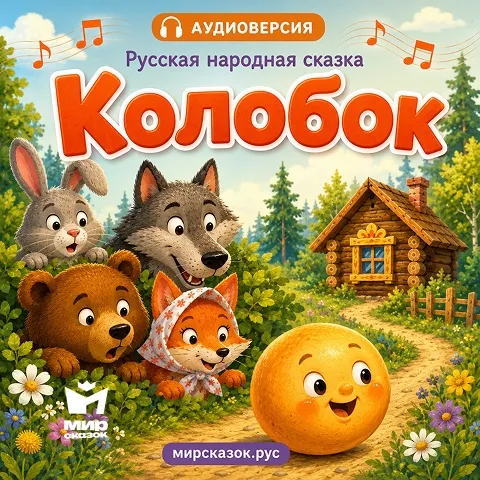 Колобок - Русская народная сказка (аудиоверсия)