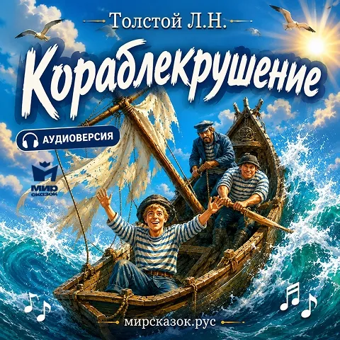 Кораблекрушение - аудиобасня Льва Толстого