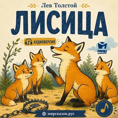 Лисица - аудиобасня Льва Толстого