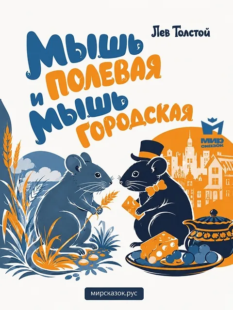 Мышь полевая и мышь городская - басня Льва Толстого
