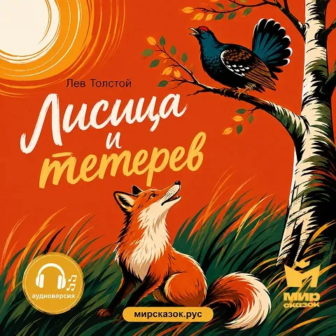 Лисица и тетерев - аудиобасня Льва Толстого