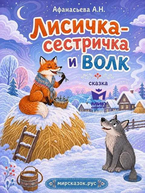 Лисичка-сестричка и волк (Владимир) - сказка Афанасьева А.Н.
