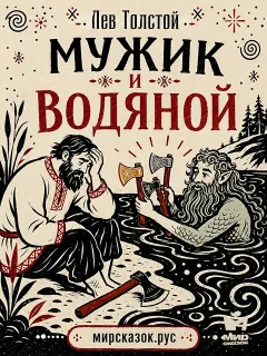Мужик и водяной - басня Льва Толстого