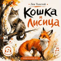Кошка и лисица - аудиобасня Льва Толстого