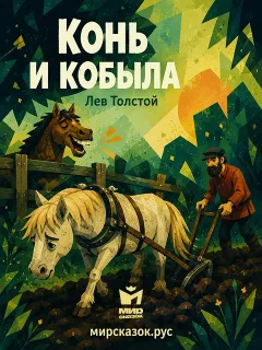Конь и кобыла - басня Льва Толстого