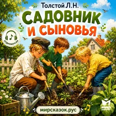 Садовник и сыновья - аудиобасня Льва Толстого