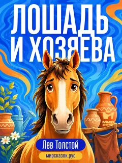 Лошадь и хозяева - басня Льва Толстого