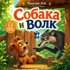 Собака и волк - аудиобасня Льва Толстого