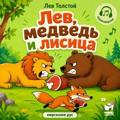 Лев, медведь и лисица - аудиобасня Льва Толстогоя