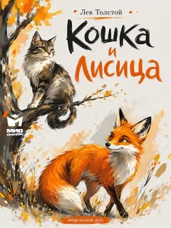 Кошка и лисица - басня Льва Толстого