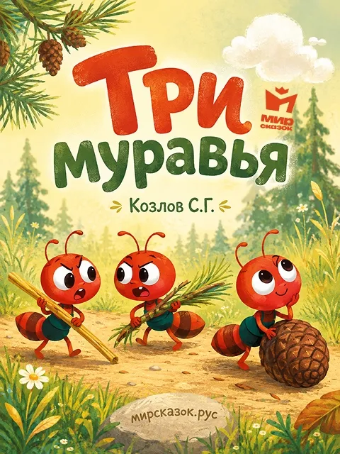 Три муравья — сказка Сергея Козлова