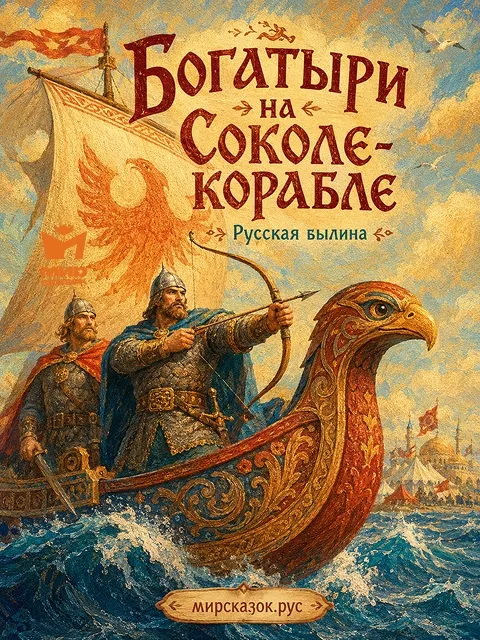 Илья Муромец с Добрыней на Соколе-корабле
