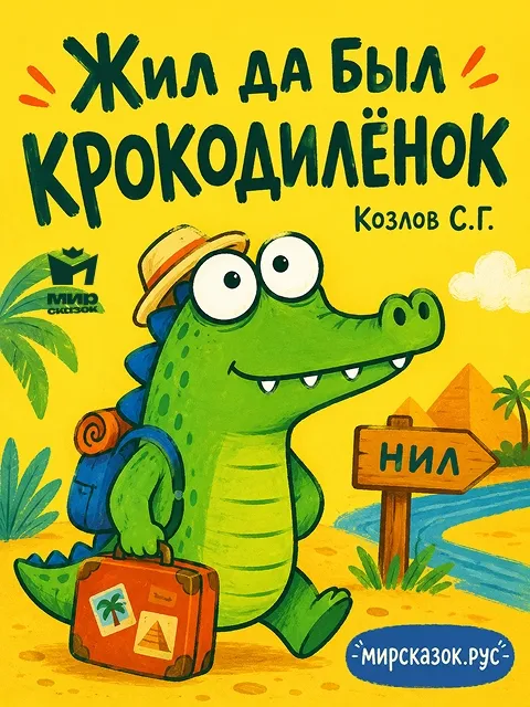 Жил да был крокодилёнок - стихи Козлова С.Г.