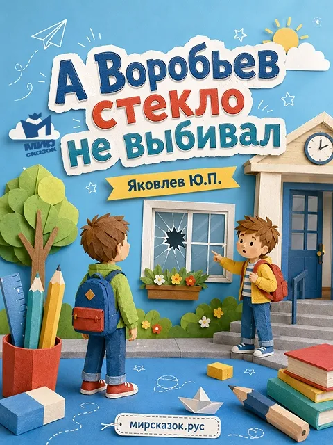 А Воробьев стекло не выбивал - рассказ Яковлева Ю.П.