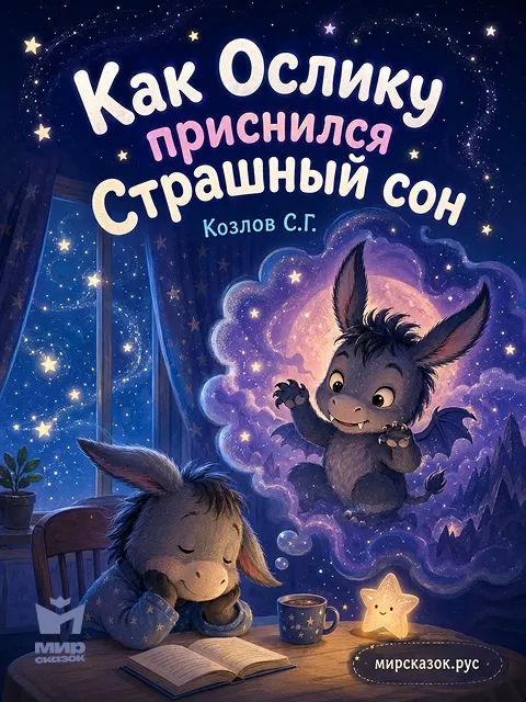 Как Ослику приснился страшный сон – сказка Козлова С.Г.