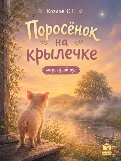 Поросёнок на крылечке - стихи Козлова С.Г.