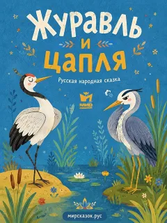 Журавль и цапля – русская народная сказка