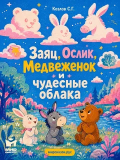 Заяц, Ослик, Медвеженок и чудесные облака - сказка Козлова С.Г.