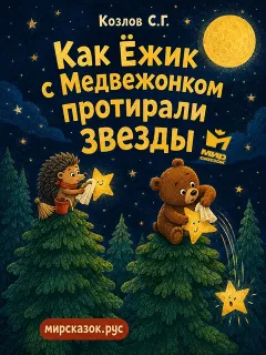 Как Ёжик с Медвежонком протирали звезды – сказка Козлова С.Г.