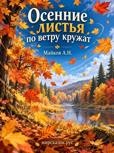 Осенние листья по ветру кружат - стихи Майкова А.