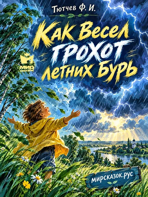 Как весел грохот летних бурь - стихи Тютчева Ф.И.