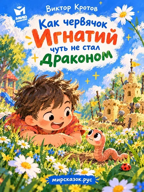 Как червячок Игнатий чуть не стал драконом - сказка Виктора Кротова