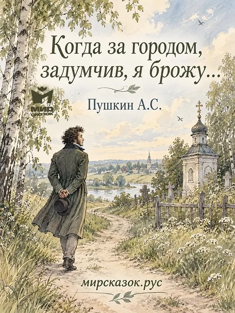 Когда за городом, задумчив, я брожу… - стихи Пушкина А.С. Когда за городом, задумчив, я брожу… - стихи Пушкина А.С.