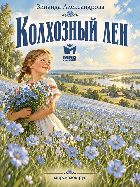 Колхозный лен - стихи Зинаиды Александровой