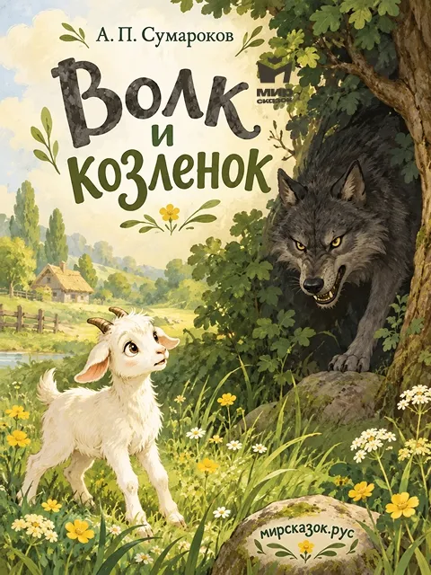 Волк и козленок - басня Сумарокова А.П.