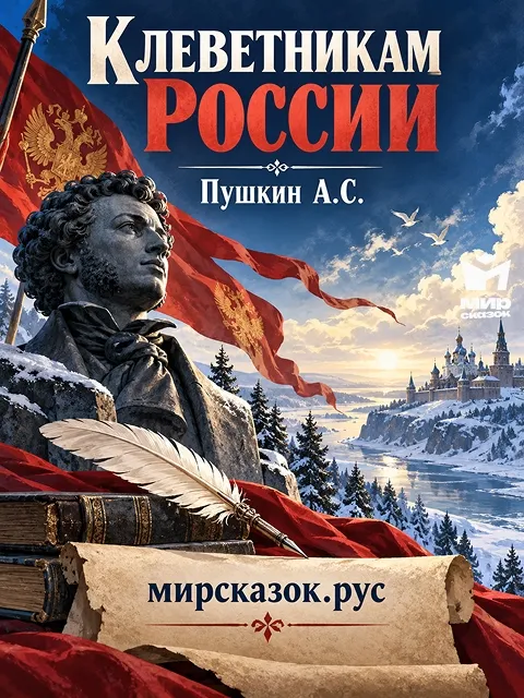 Клеветникам России - стихи Пушкина А.С.