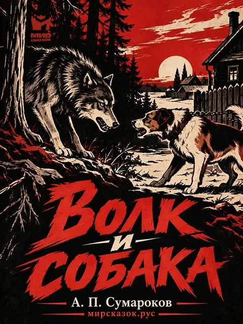 Волк и собака - басня Сумарокова А.П.