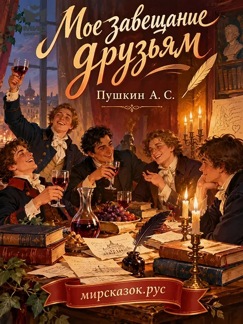 Мое завещание друзьям - стихи Пушкина А.С. Мое завещание друзьям - стихи Пушкина А.С.