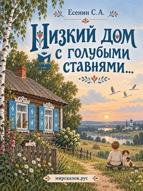 Низкий дом с голубыми ставнями… - стихи Есенина С.А. Низкий дом с голубыми ставнями… - стихи Есенина С.А.
